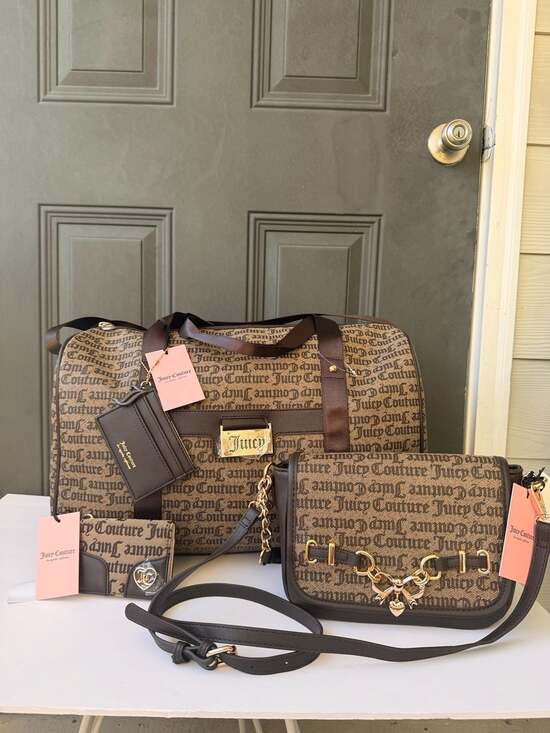 Juicy Couture Handbags - Set of 4 JuicyCouture Miss Juicy Chocolate